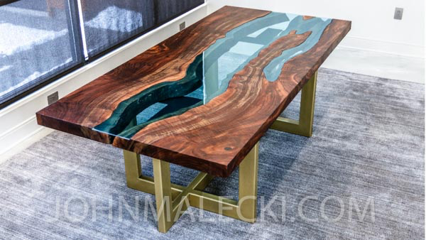 Live Edge River Table | Woodworking How-To